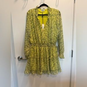 NWT spring dress long sleeve mini dress size XL
